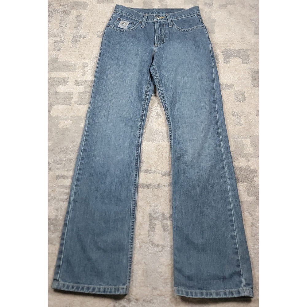 Cinch Men's Gray Label Cinch Up Straight Leg Blue Denim Jeans Size 27x30